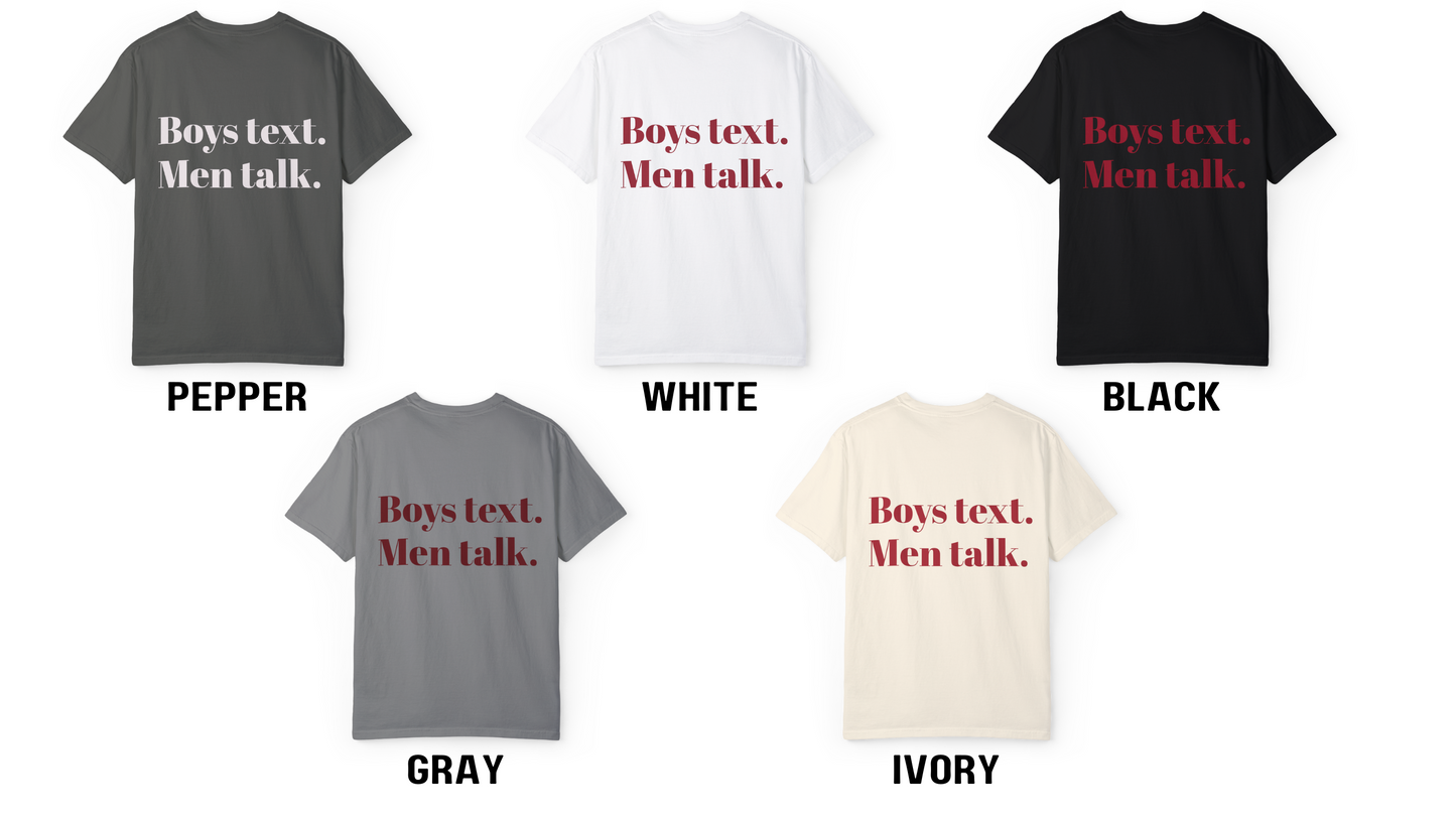 BOYS vs MEN TSHIRT