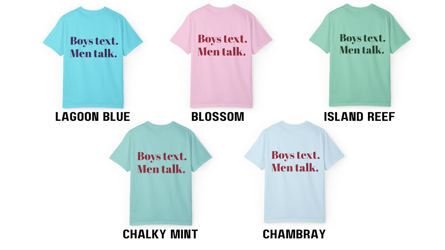 BOYS vs MEN TSHIRT